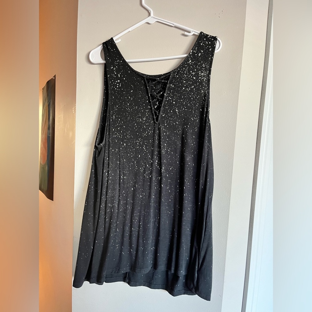 AE paint splatter tank top